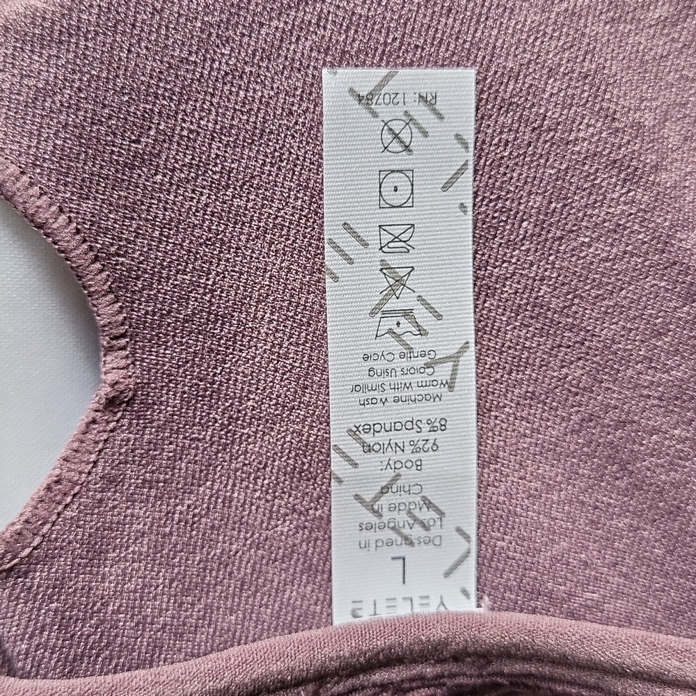 High Neck Mesh Overlay Sports Bra - Picture 6 of 7